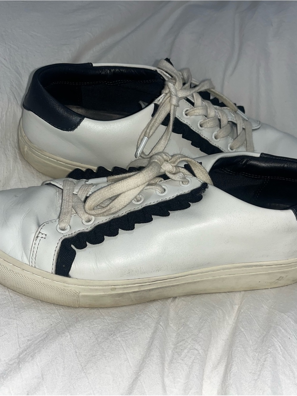 Tory Sport Leather Tennis Sneakers